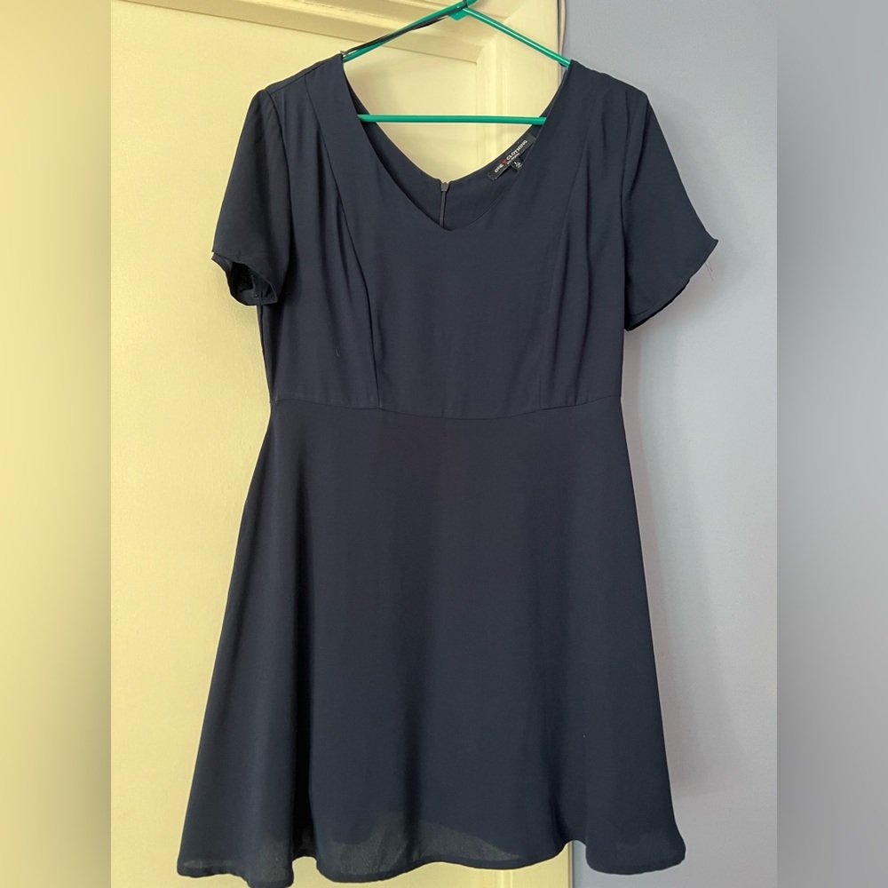 Navy blue dress